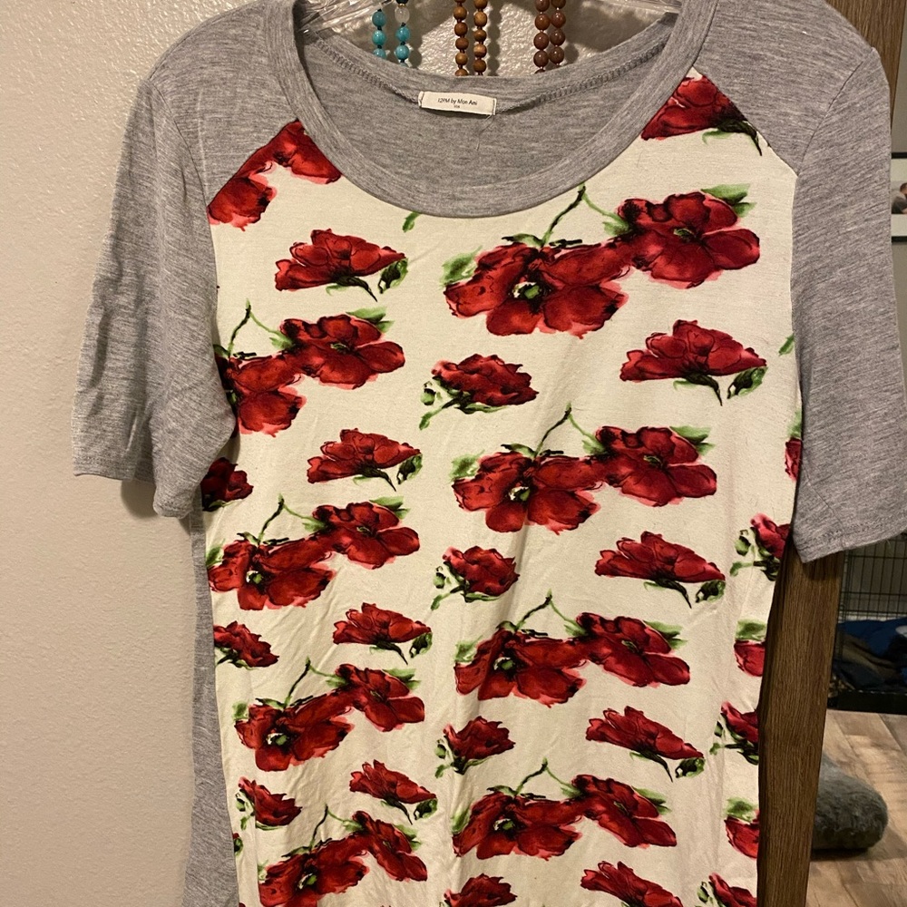 12pm Mon Ami raglan shirt